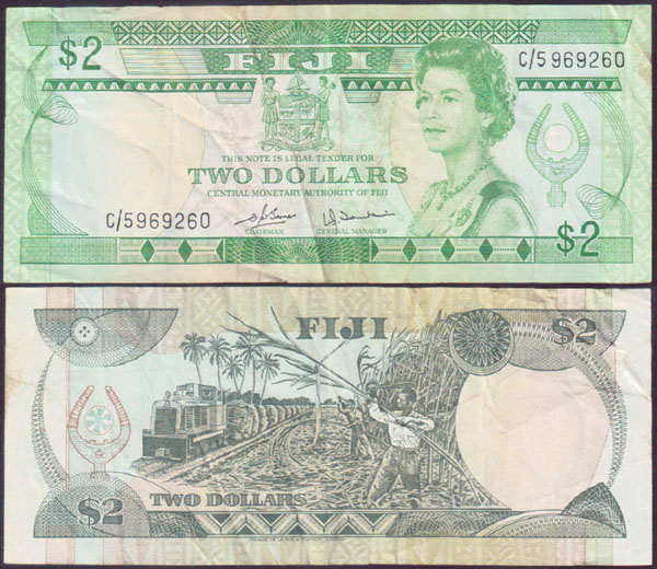 1980 Fiji $2 (P.77a) L001999